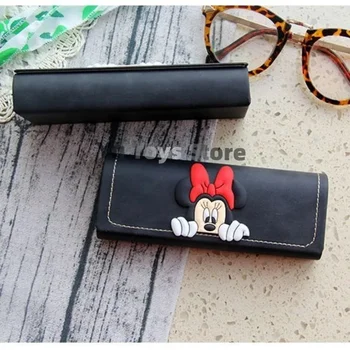 Jaunu Disney Mickey Augstas kvalitātes Brilles Gadījumā Karikatūra Minnie Saulesbrilles, Brilles Kaste, Pāris Studentu Tuvredzība Acu Ziemassvētku Dāvanu Kastē