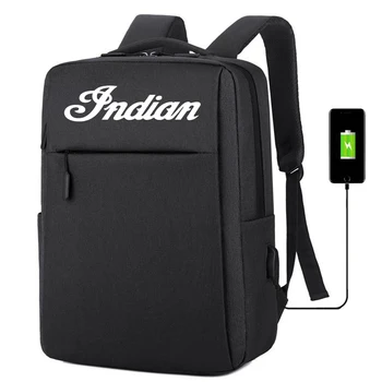 Indijas FTR 1200 S FTR1200 Oglekļa / Rallijs Galvenais Jaunā Ūdensdroša mugursoma ar USB uzlādes soma Vīriešu biznesa ceļojumu mugursoma