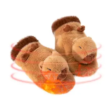 Pretvēja Cimdi Plīša Capybara Dizaina Sniega Cimdi Sievietēm Capybara Cimdiņi Silti Ziemas Cimdi Siltuma Snovborda Cimdi Cimdi