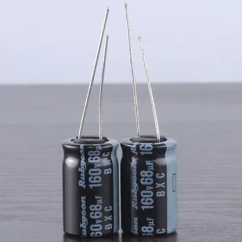 4gab RUBYCON BXC 68mfd 160V 68UF ilgu mūžu elektrolītisko Kondensatoru 105℃ 12.5X20mm