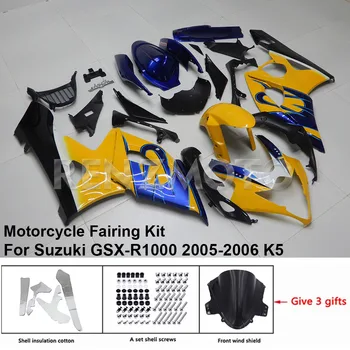 Par Suzuki GSX-R1000 2005-2006 K5 K6 Aptecētājs Motociklu Iestatīt Ķermeņa Komplekts Apdare, Plastikāta Aizsargs Plāksnes Piederumi Shell S1005-122.a