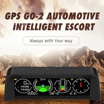 1pc X90 Smart GPS Multi-funkcionālo Horizontālā Spidometrs HUD, Lai Uzraudzītu Slīpuma Leņķi/ Piķis-leņķis pārsniegts ātrums, Signalizācijas 170*68*60mm