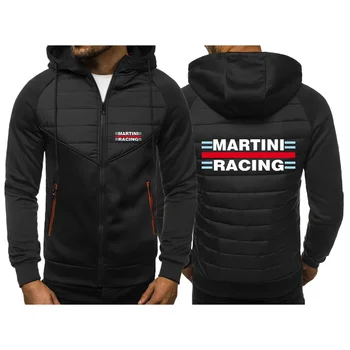 2023 Jaunu Vīriešu Martini Racing Drukāšanas sporta Krekls Pavasara Rudens Ērti Hoodies Modes Gadījuma Raibs Rāvējslēdzēju Jaka, Mētelis