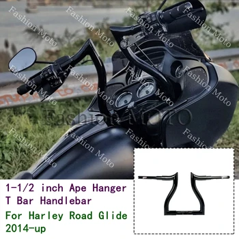 Motocikla Stūres 38mm 1-1/2 collu Ape Pakaramais Ragu T Bārs, Harley Road Glide 2014-2023 Pasūtījuma Bārs DS Stūres