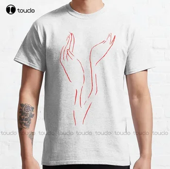 Asns - Abstract Design Red Klasisks T-Krekls Vīriešiem IR Liela & Garš T-Krekli Pasūtījuma Aldult Teen Modes Unisex Smieklīgi Jauns Xs-5Xl Jaunas