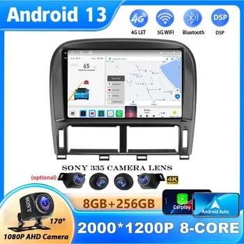 Android 13 Lexus Ls430 Xf30 Ls 430 2000. - 2006. gada Voor Toyota Celsior Xf30 Multimediju Gps Speler GPS Navigatie Auto Radio Carplay
