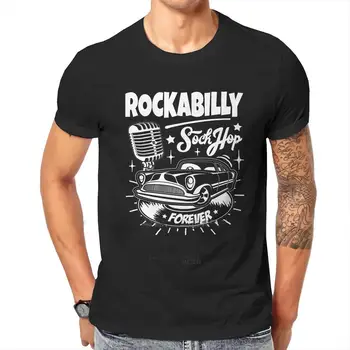 Automobiļiem, Retro Rock, Rockabilly Mūzikas Karstā Stienis, Navigācijas, Zeķes Hop, Rock un Roll Vintage 50s 60s T Vintage Vīriešu T Krekls old school