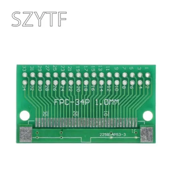 5gab/spilvenu ražošanas procesu kontroles 34PIN DIP adapteris valdes FFC savukārt 2.54 TFT LCD sēdekļa 1mm 0.5 mm piķis