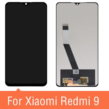 LCD Displejs, Rezerves Daļas Xiaomi Redmi 9, Touch Screen Digitizer, M2004J19G, 6.53 