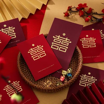 30pcs Ķīnas Sarkanā Aploksnē Radošo Hongbao Jaunā Gada Pavasara Festivāls Ķīniešu Kāzas, Dzimšanas dienas Precēties Sarkanā Dāvanu Aploksnes