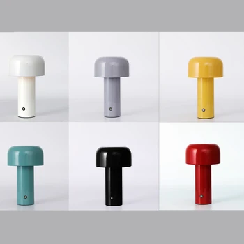 Sēņu Nakts Gaisma LED Postmodernisma Minimālisma Gaismas Bērni Personības Dizaina gaismas studiju USB Gultas MushroomTable Lampas