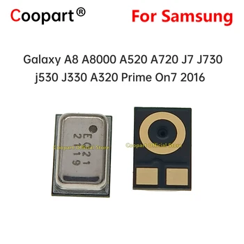 10-100GAB Samsung Galaxy A8 A8000 A520 A720 J7 J730 j530 J330 A320 Ministru On7 2016 Iekšējais Mikrofons MIC Uztvērējs skaļrunis