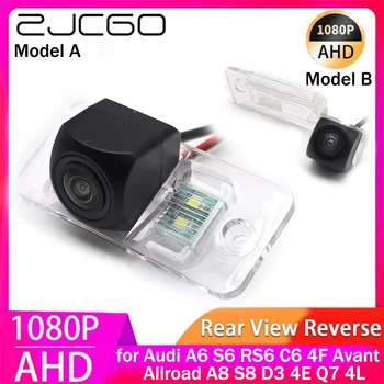 ZJCGO AHD 1080P Autostāvvieta Rezervju Atpakaļ uz augšu, Automašīnas Atpakaļskata Kamera, Audi A6 S6 RS6 C6 4F Avant Allroad A8 S8 D3 4E Q7 4L
