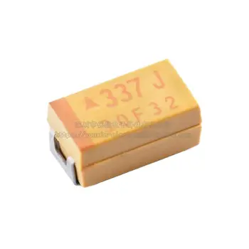 10PCS/original patiesu plāksteris tantala kondensators 6032C 330uF(337) 10% 6.3 V TAJC337K006RNJ