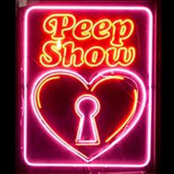 Neona Zīme Peep Show Sirds Seksa Veikals, Viesnīca, Atpūtas Logu Istabā, Biznesa Dāvanas, Dekori reklamēt Roku darbs mākslas dizaina gaismas