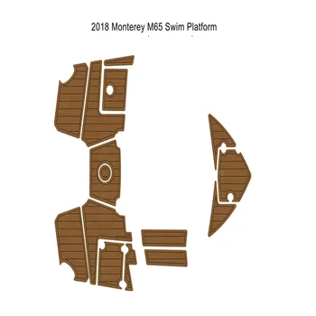 2018 Monterey M65 Peldēt Platforma Solis Pad Laivu EVA Putu Mākslīgās Tīkkoka Klāja Grīdas Paklāja Pamatni pašlīmējošās SeaDek Gatorstep Stils