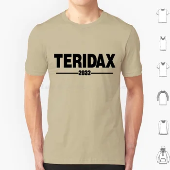 Teridax 2032 T Krekls 6Xl Kokvilnas Atdzist Tee Politikā Prezidents 2032 Teridax