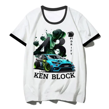 Kens Bloks 43 t krekls vīriešiem anime grafiskā smieklīgi tshirt cilvēks 2000s dizainers manga apģērbu