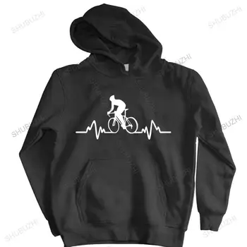 Vīrieši streetwear kapuci sporta krekls Cyclings Biker Riteņbraucējs Sirds Ritmu, Impulsu hoodies Biker Jersey zīmolu vīriešu rudens hoodies