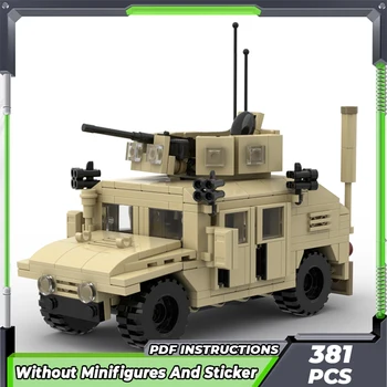Km Ķieģeļi Militāro Modelis Militāro Transportlīdzekli M1114 Tehnoloģiju Moduļu Blokiem, Dāvanas, Rotaļlietas Bērniem DIY Komplekti Montāža