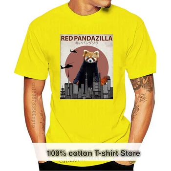 2019 Karstā pārdošanas Modes 100% kokvilnas T Krekls Sarkans Pandazilla Smieklīgi Sarkanā Panda Mīļotājiem T-Kreklu, Dāvanu Tee krekls
