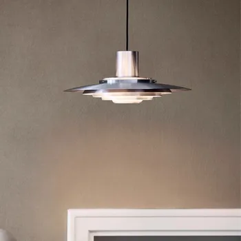 Chrome kulons gaismas dāņu Dizaina radošā ph5 lampas minimālisma par viesistaba, Ēdamistaba Karājas Lampas apdare, virtuves gaismas
